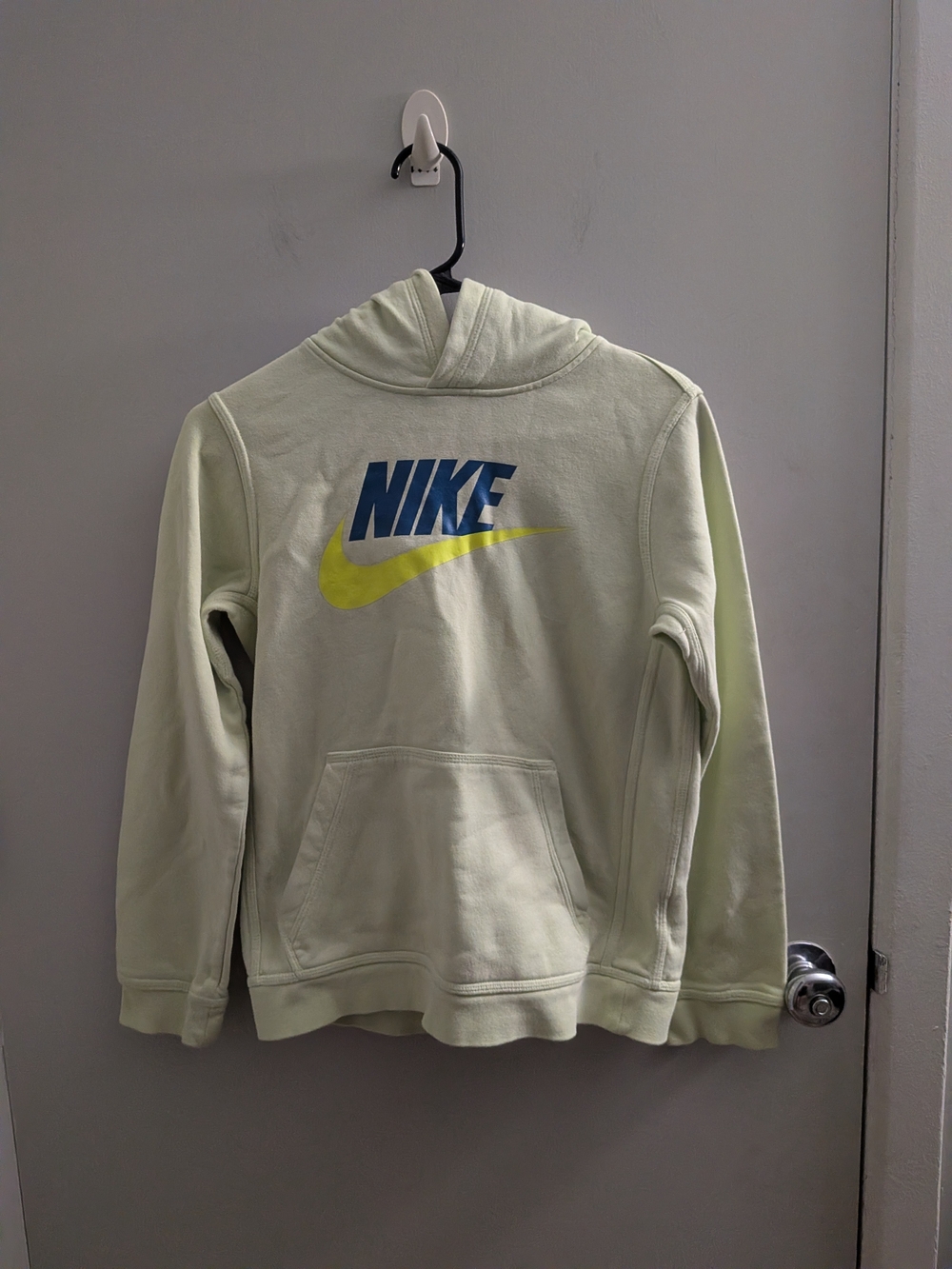 Nike Light Green Hoodie with White Nike Logo